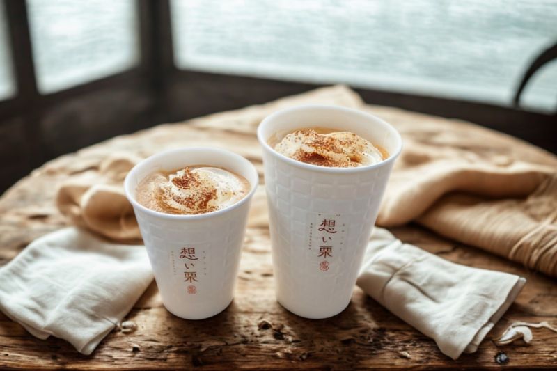 飲むモンブラン