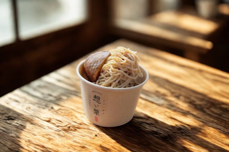 たっぷりモンブランアイス